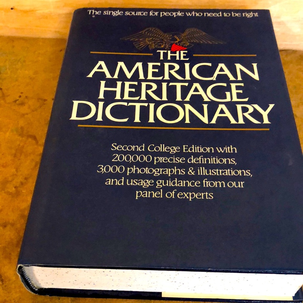 The American Heritage Dictionary: Second College Edition